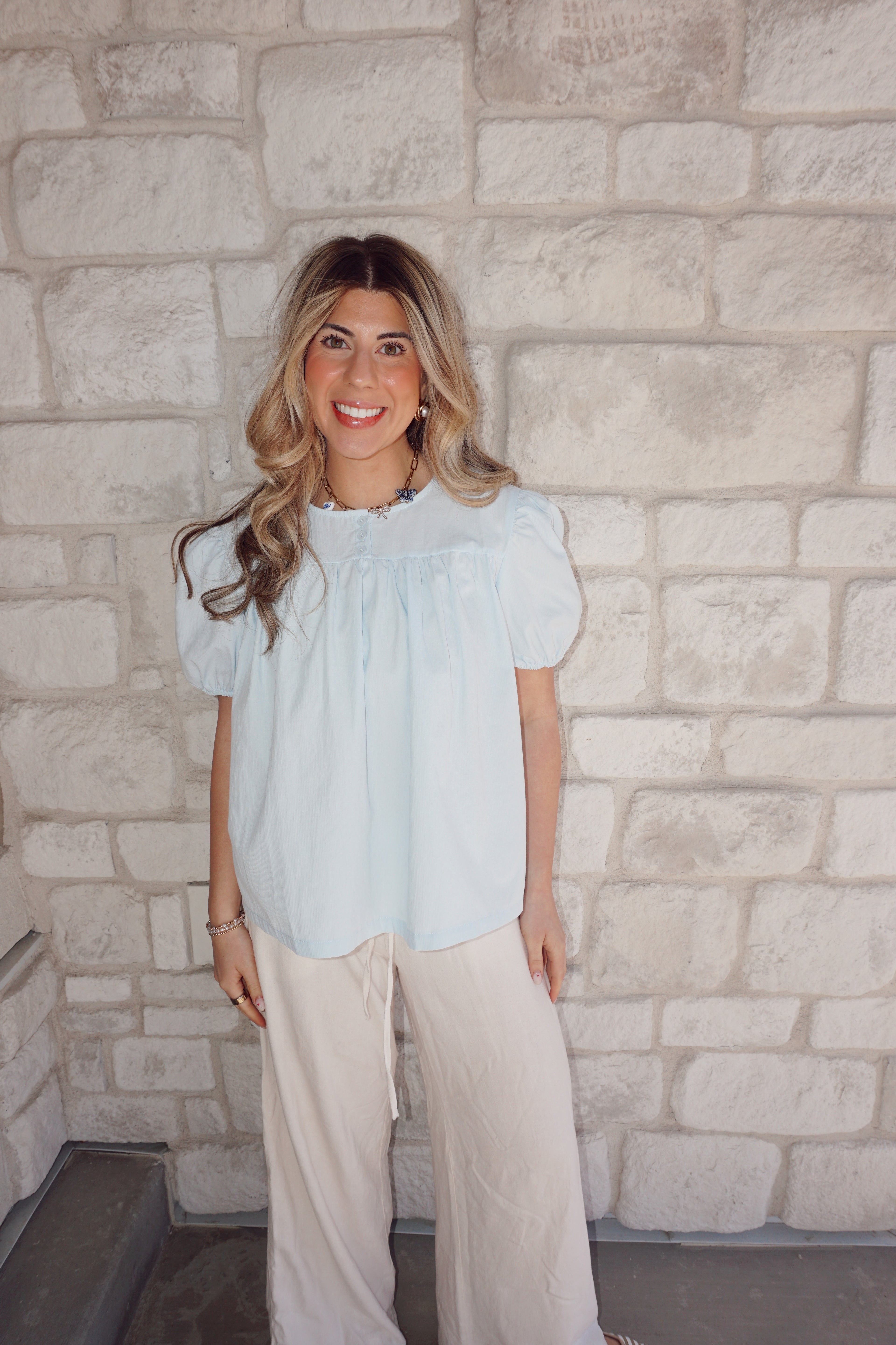 Seabreeze Babydoll Top