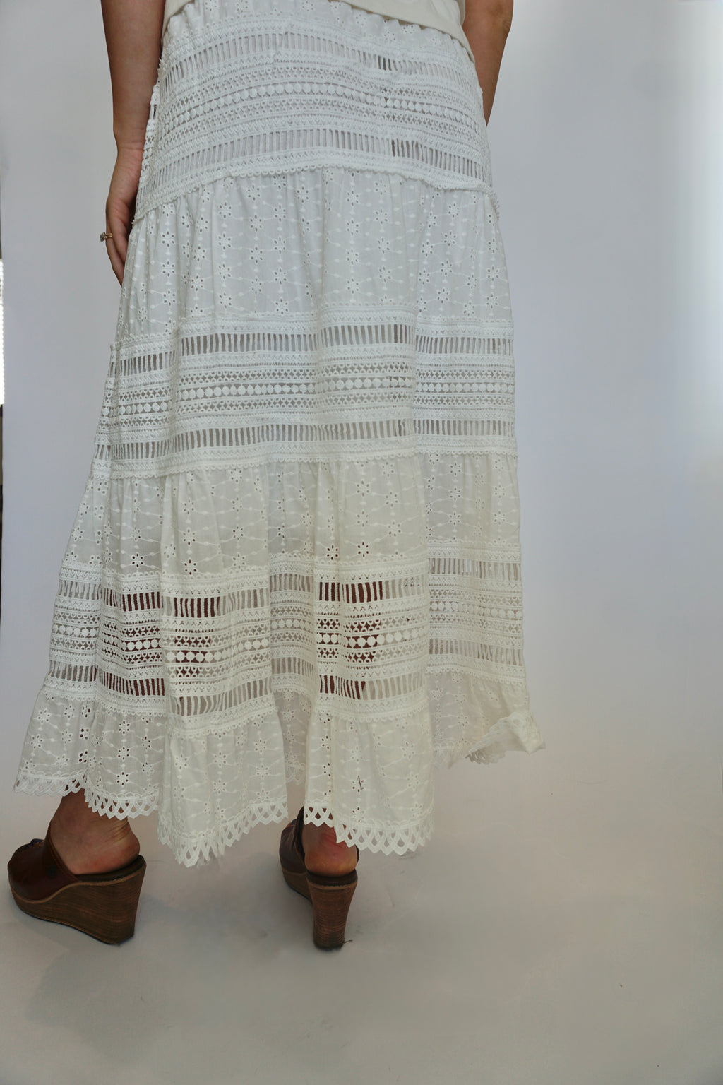 Willow  & Lace Maxi Skirt