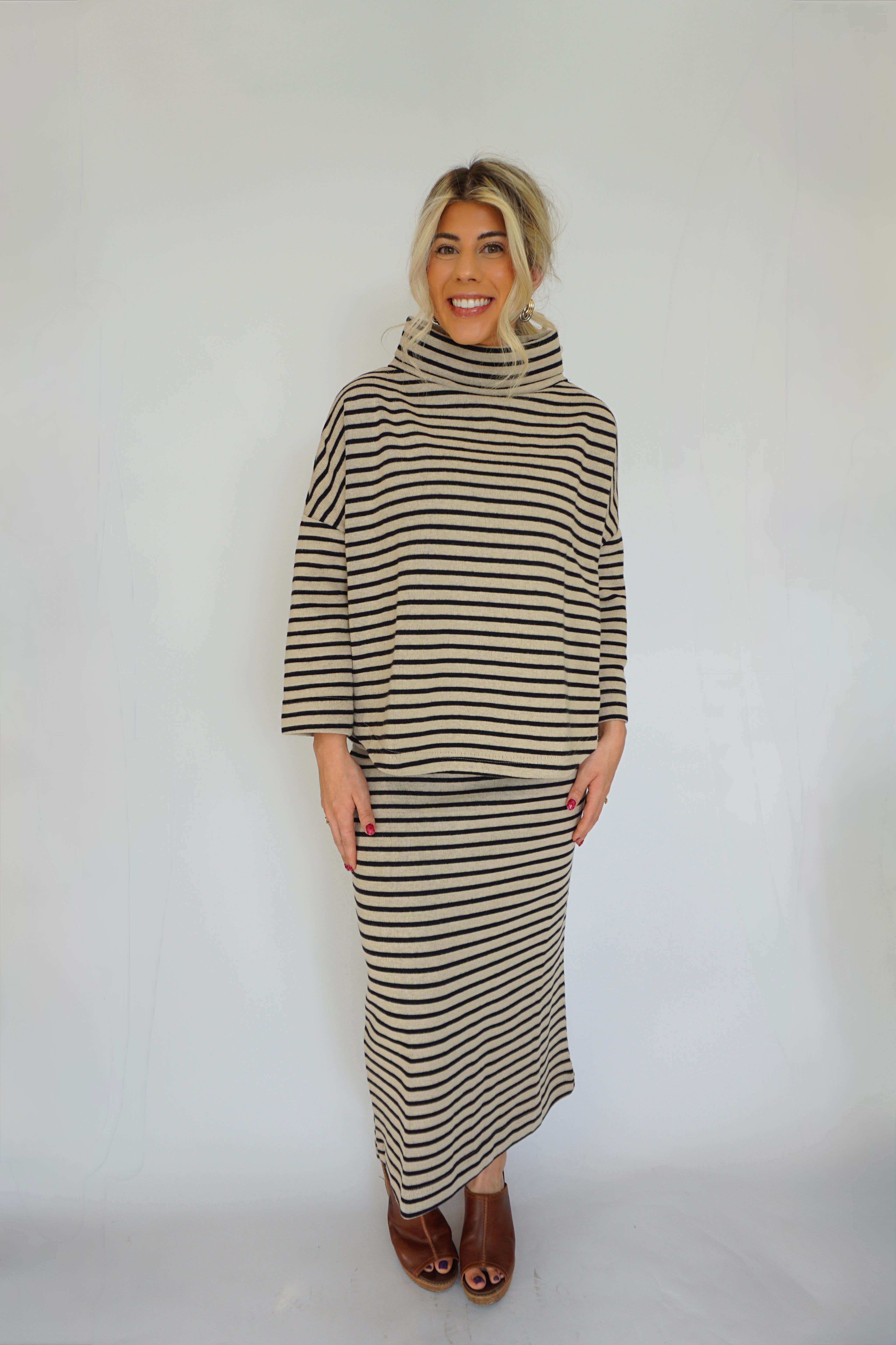 Hearthside Stripe Set Skirt