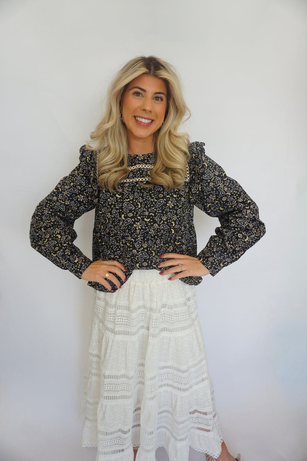 Willow  & Lace Maxi Skirt
