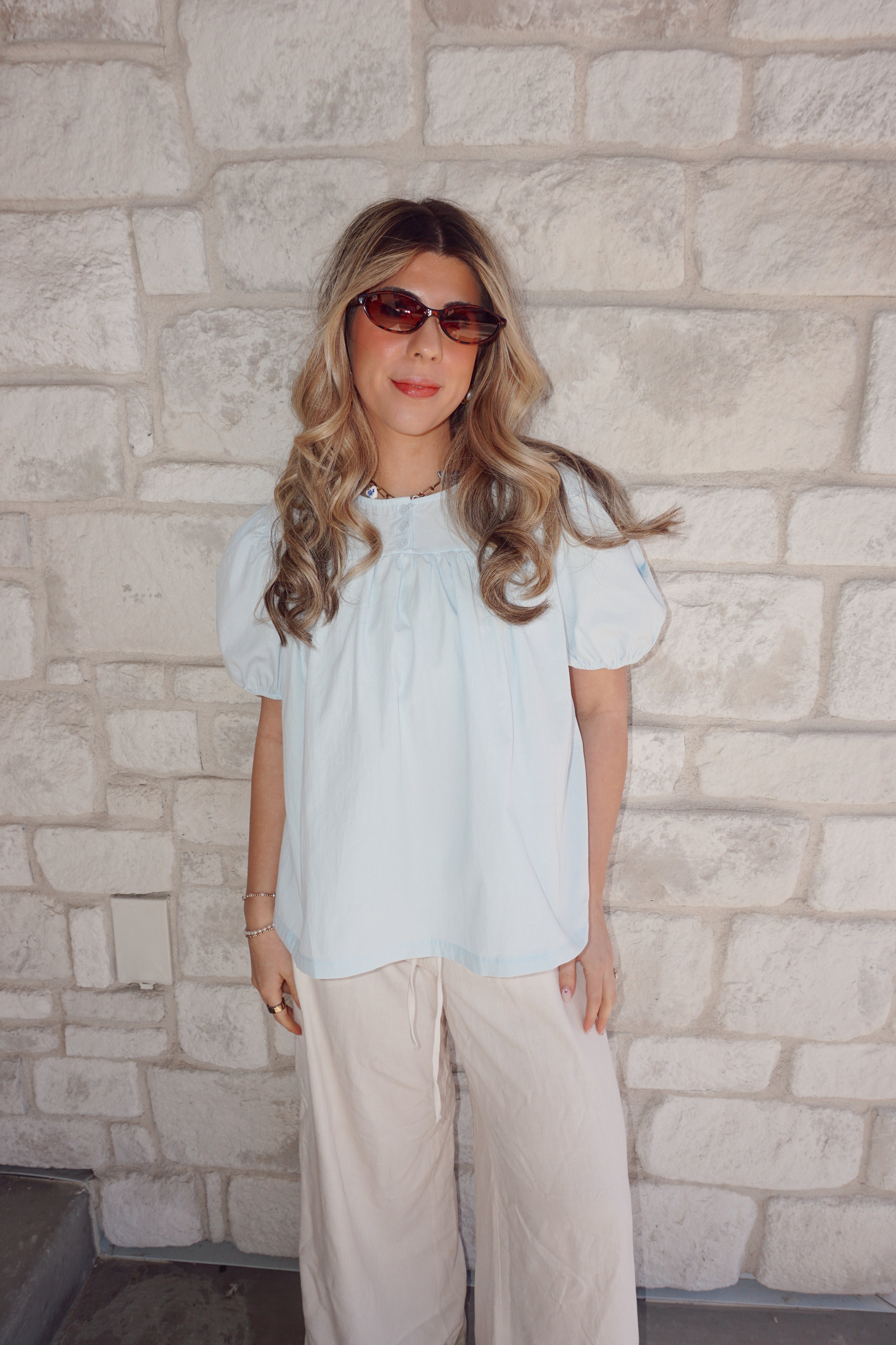 Seabreeze Babydoll Top