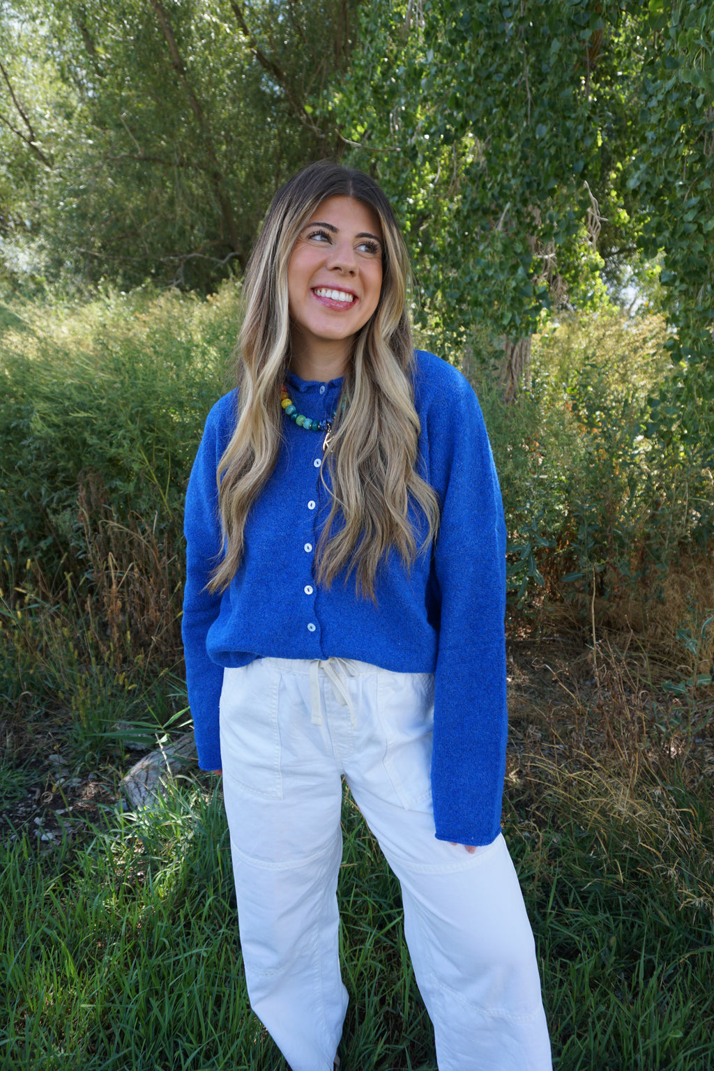 Falling for Blue Cardigan