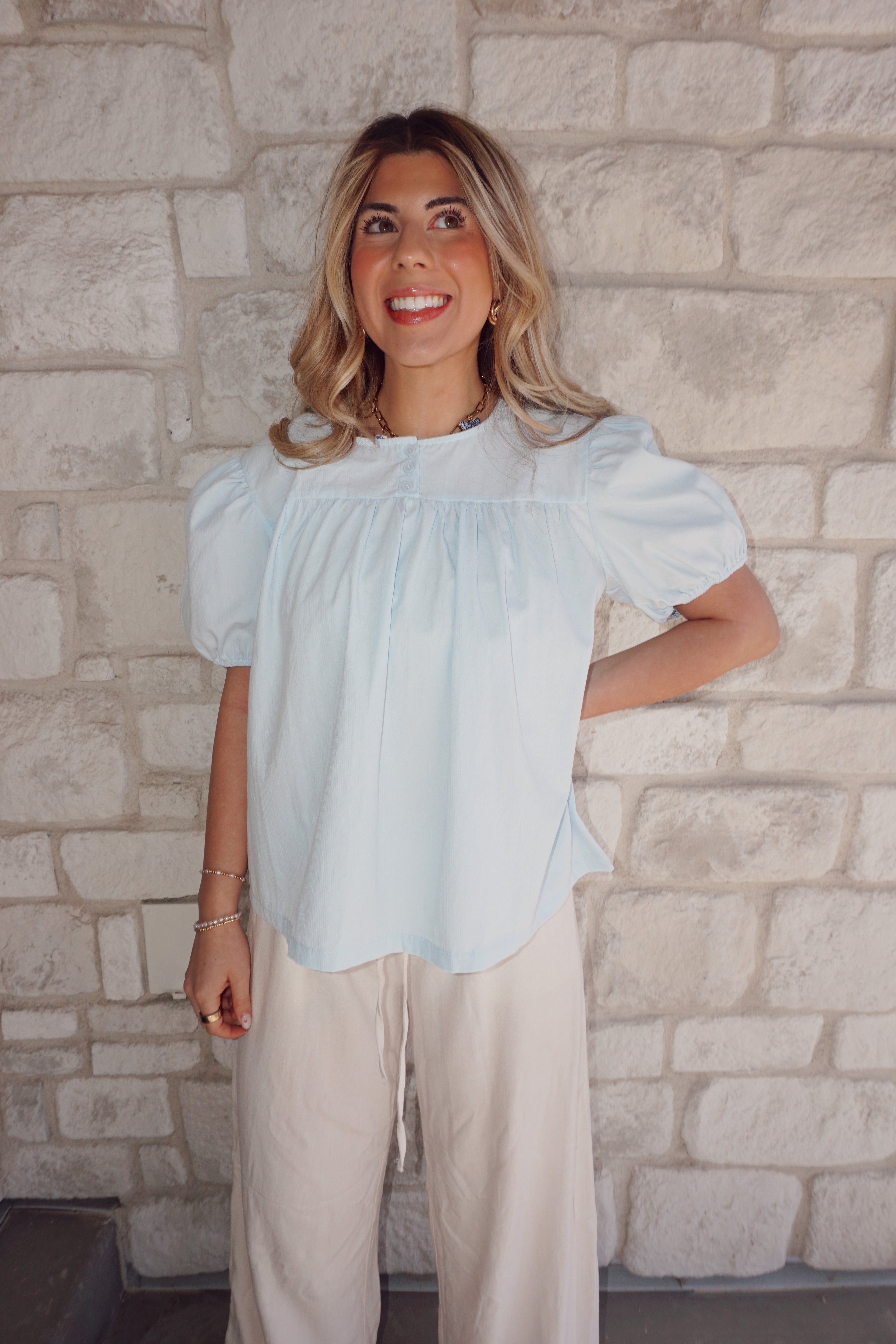Seabreeze Babydoll Top