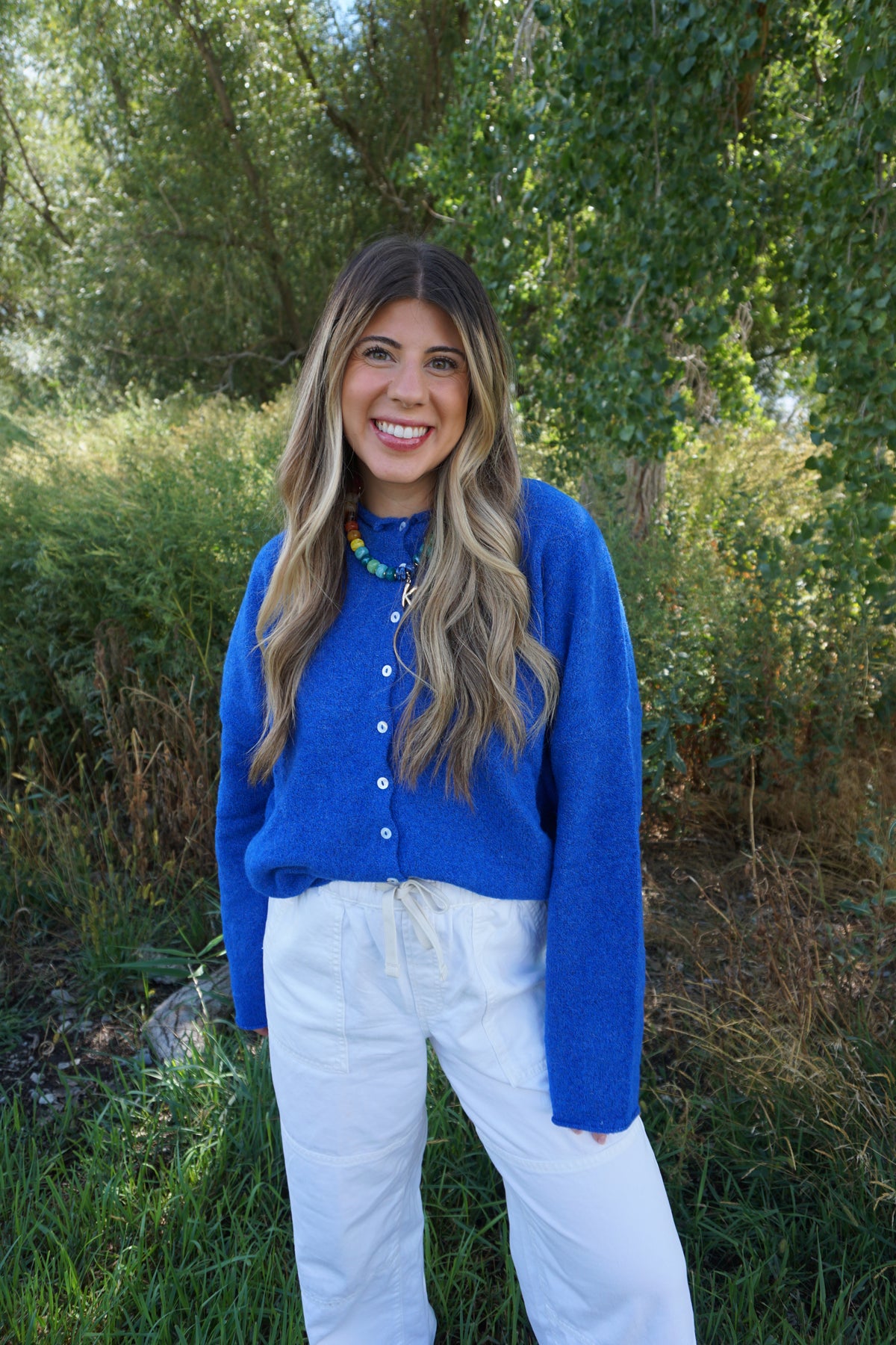 Falling for Blue Cardigan
