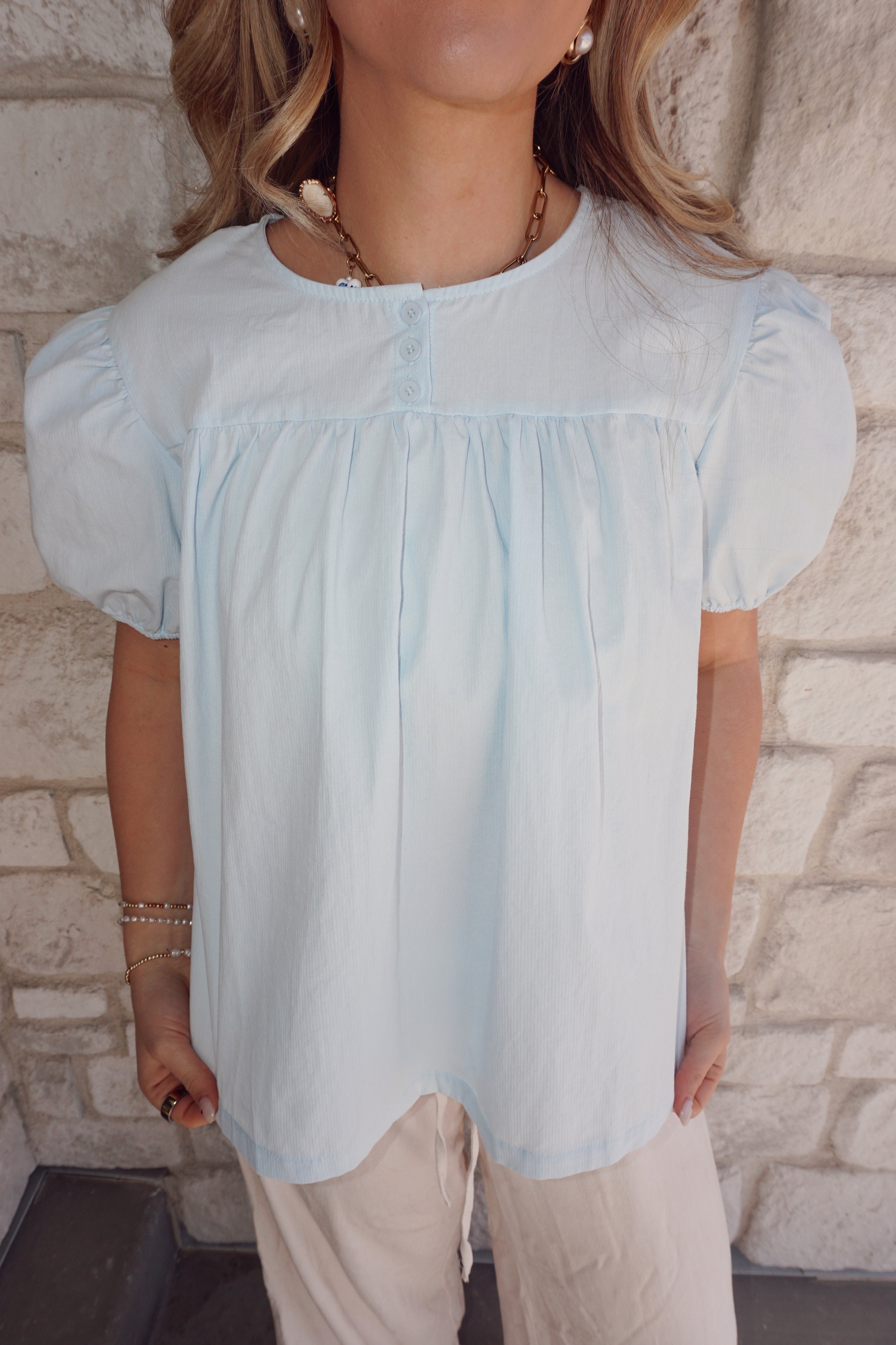 Seabreeze Babydoll Top