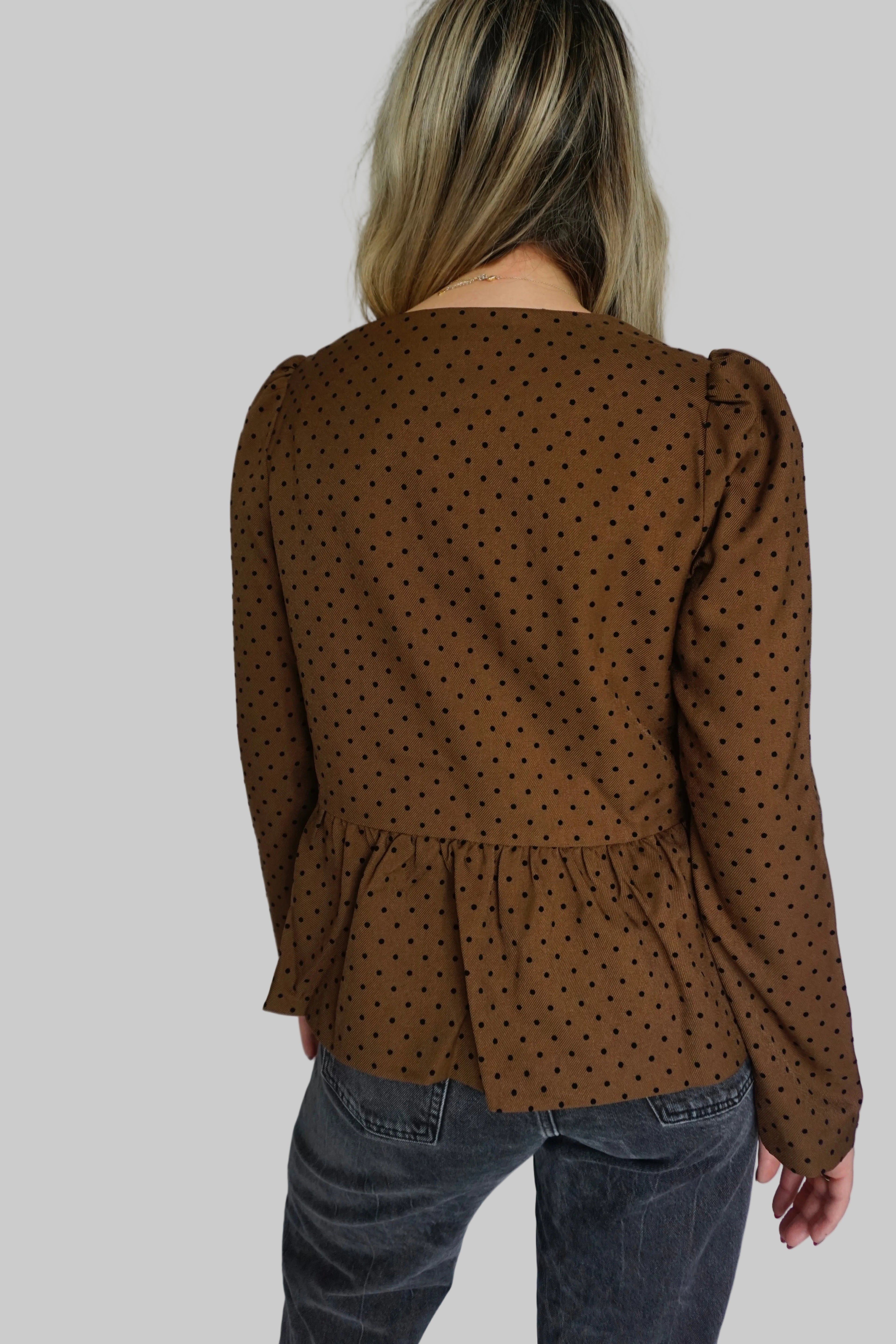 Hot Cocoa Peplum