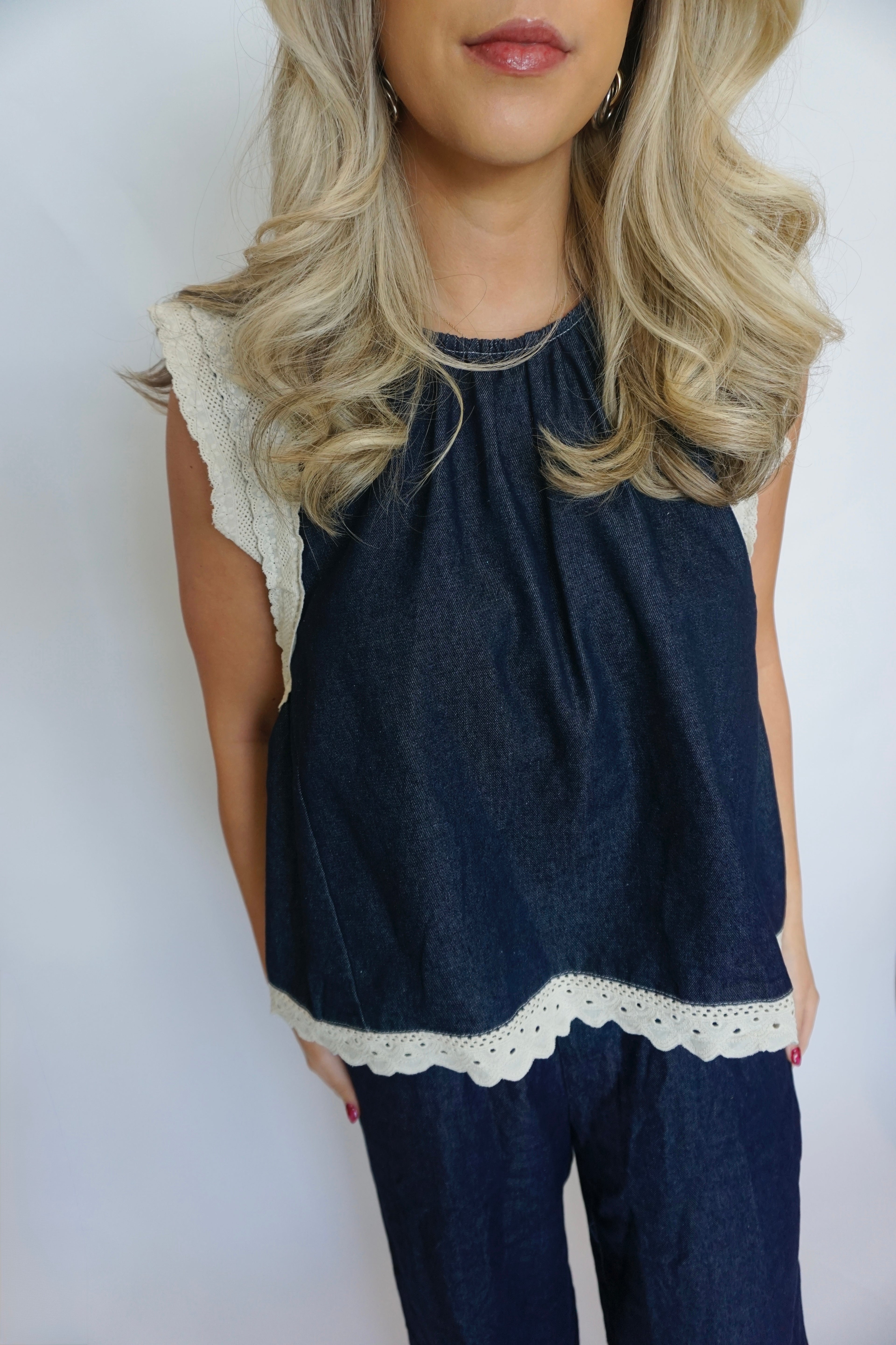 Petal and Thread Denim Set