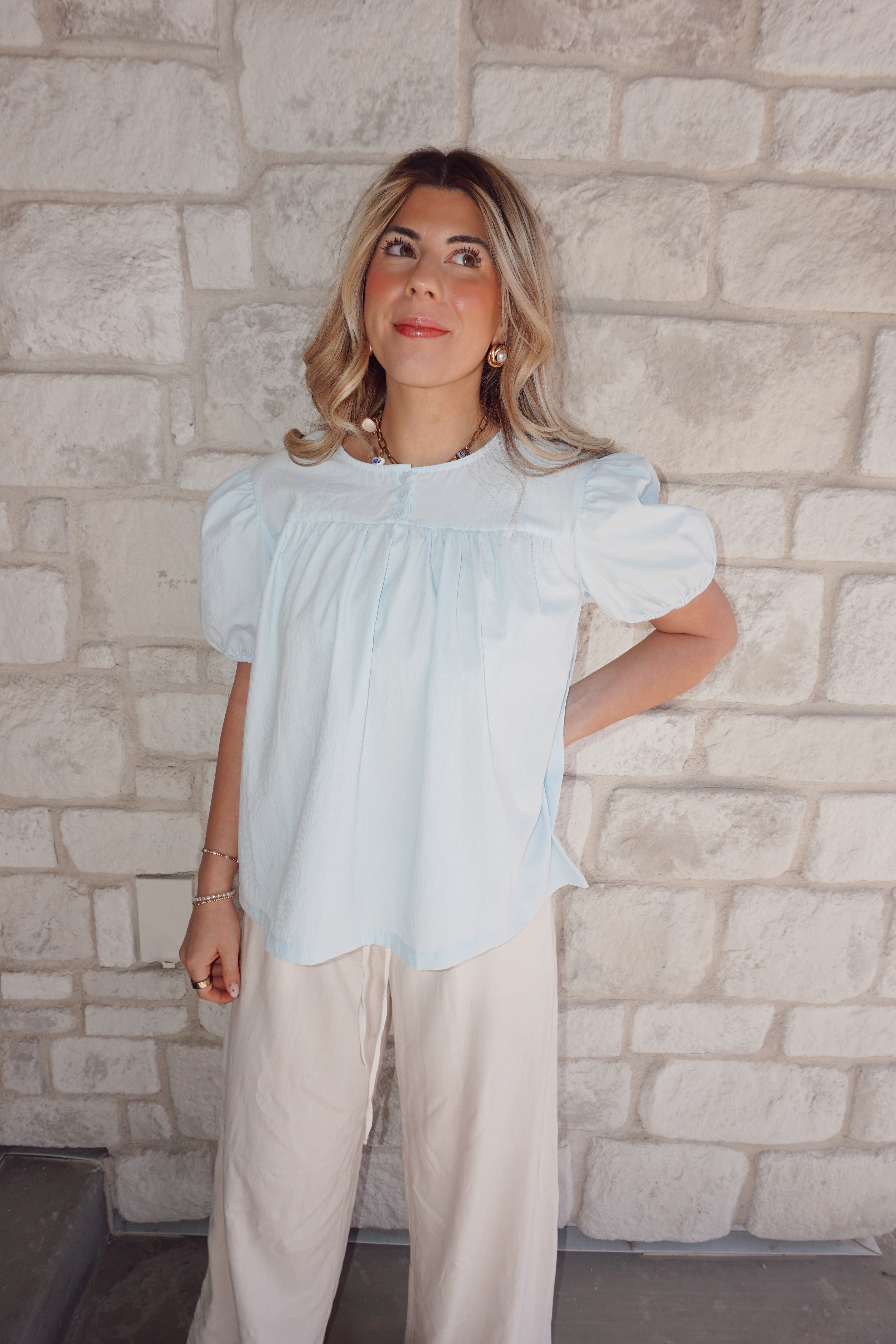 Seabreeze Babydoll Top