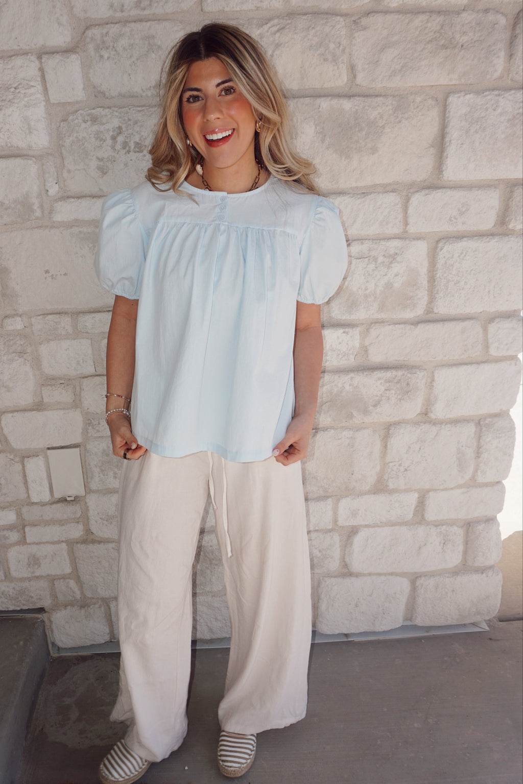 Seabreeze Babydoll Top