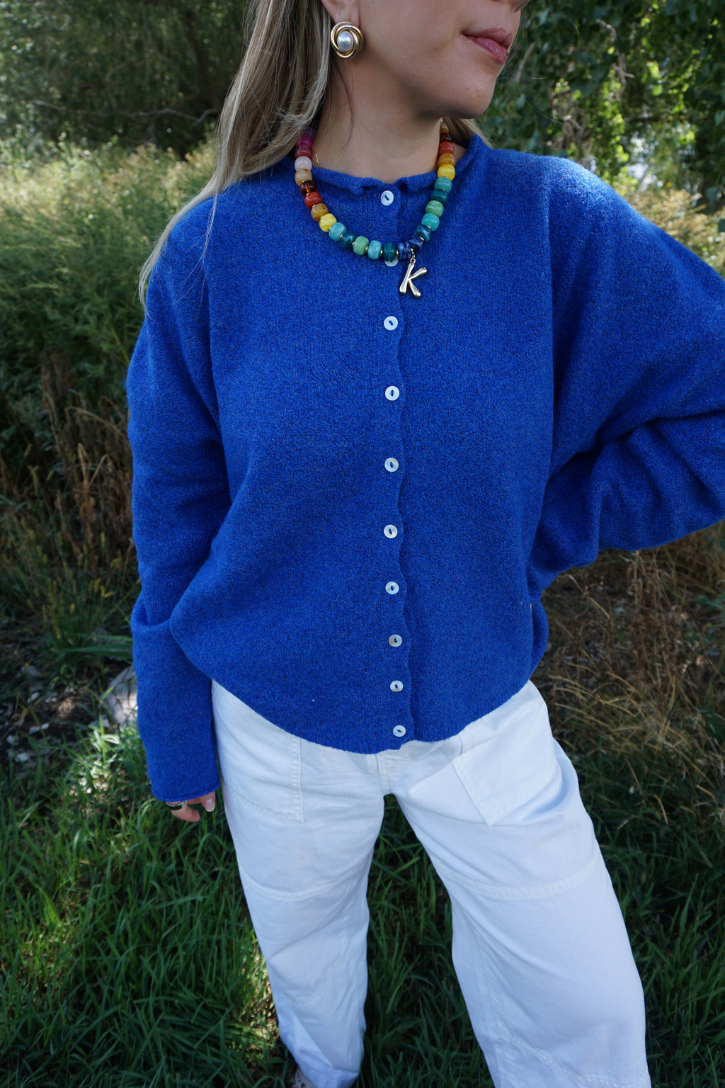 Falling for Blue Cardigan