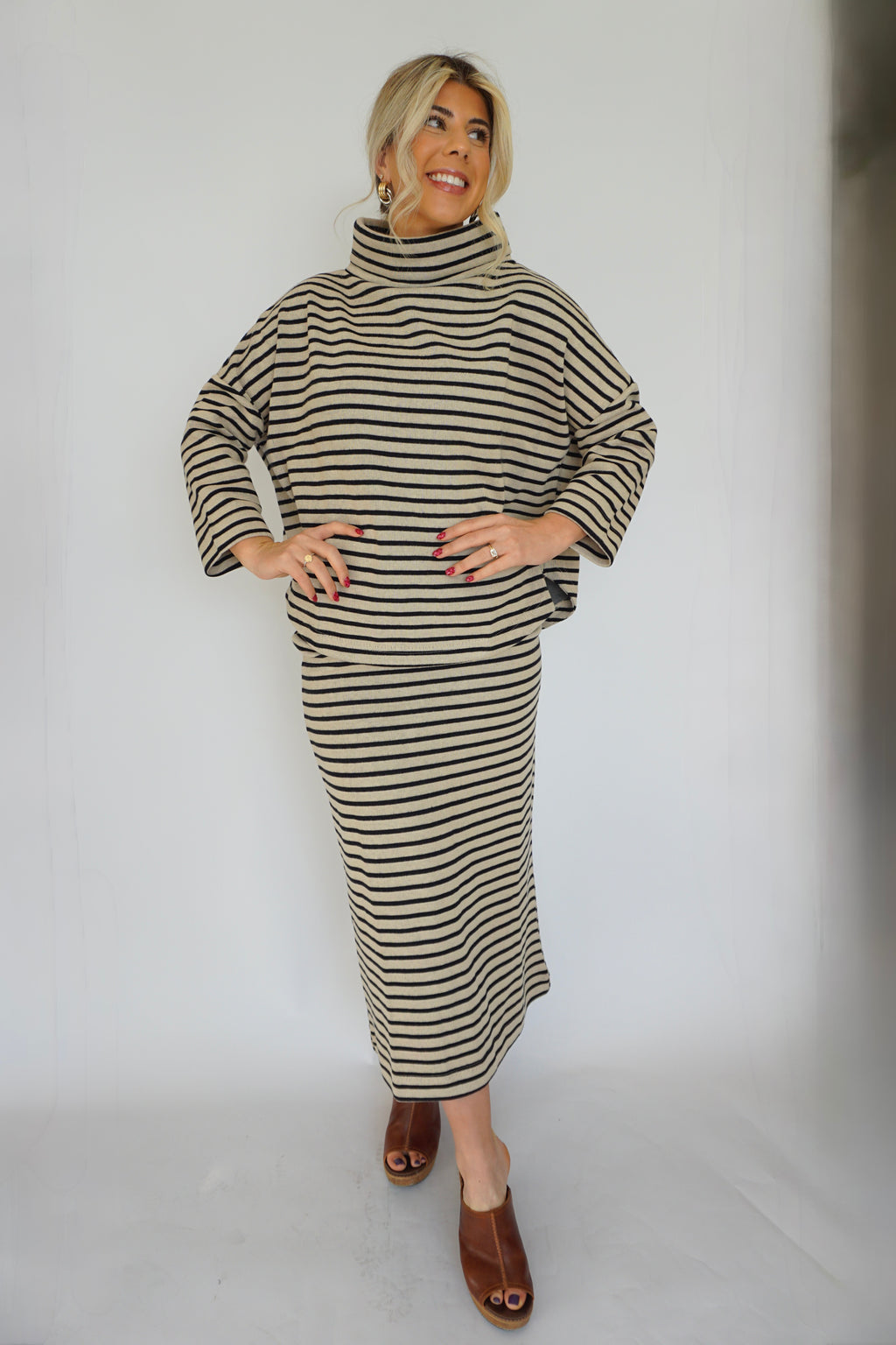 Hearthside Stripe Set Skirt