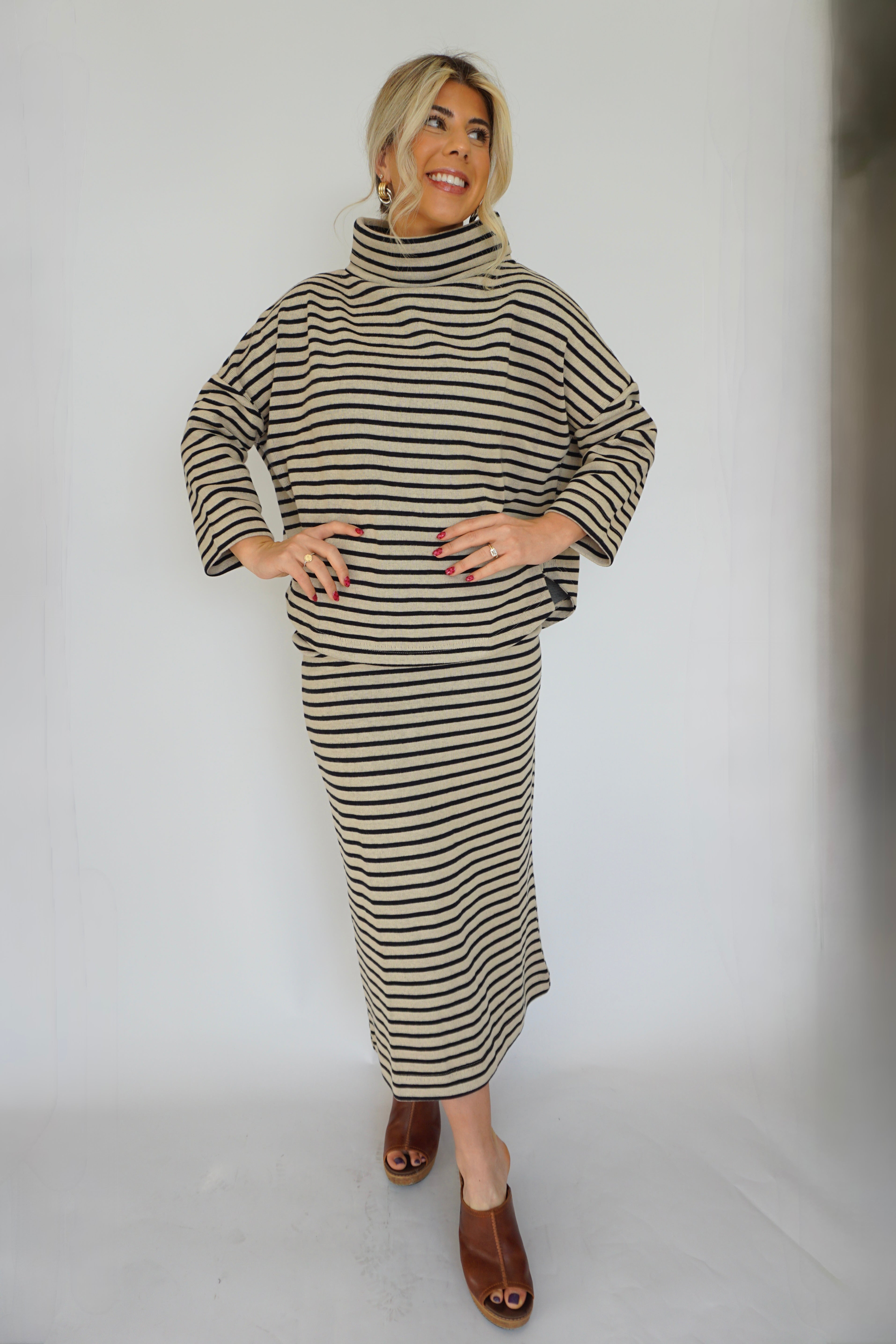 Hearthside Stripe Set Skirt
