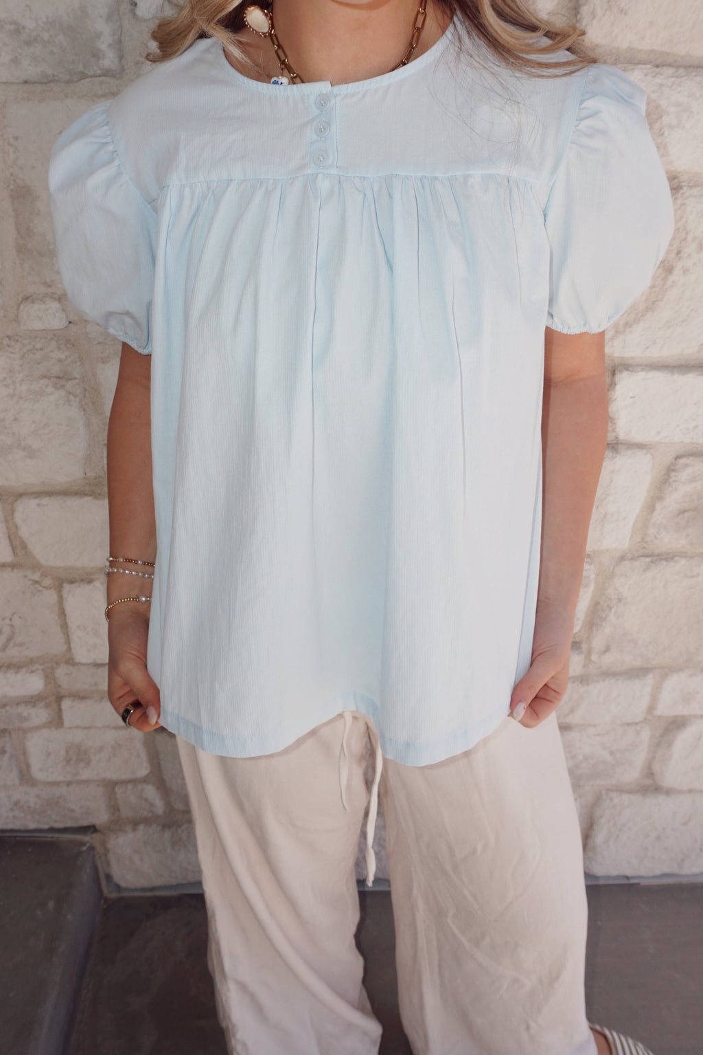 Seabreeze Babydoll Top