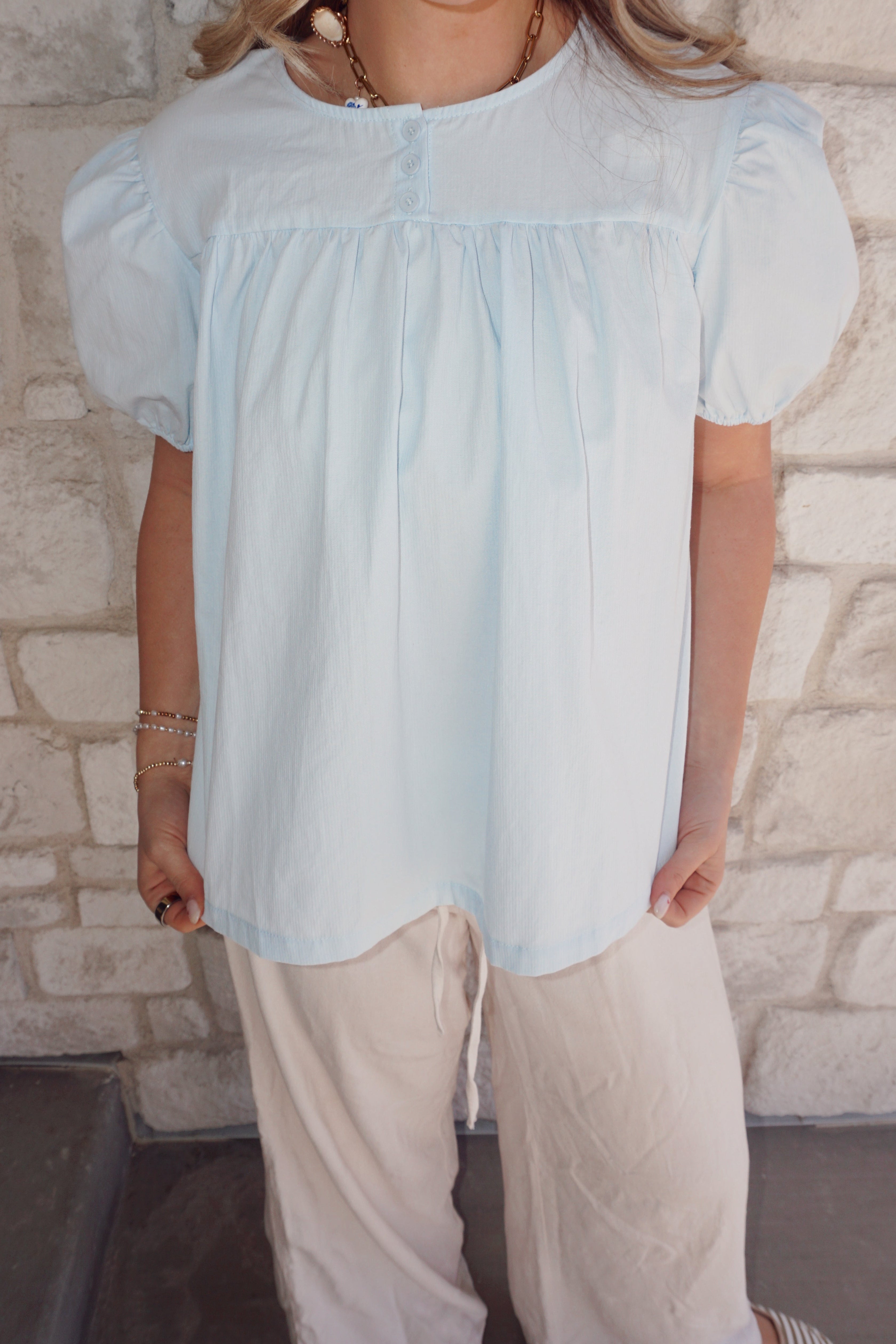 Seabreeze Babydoll Top