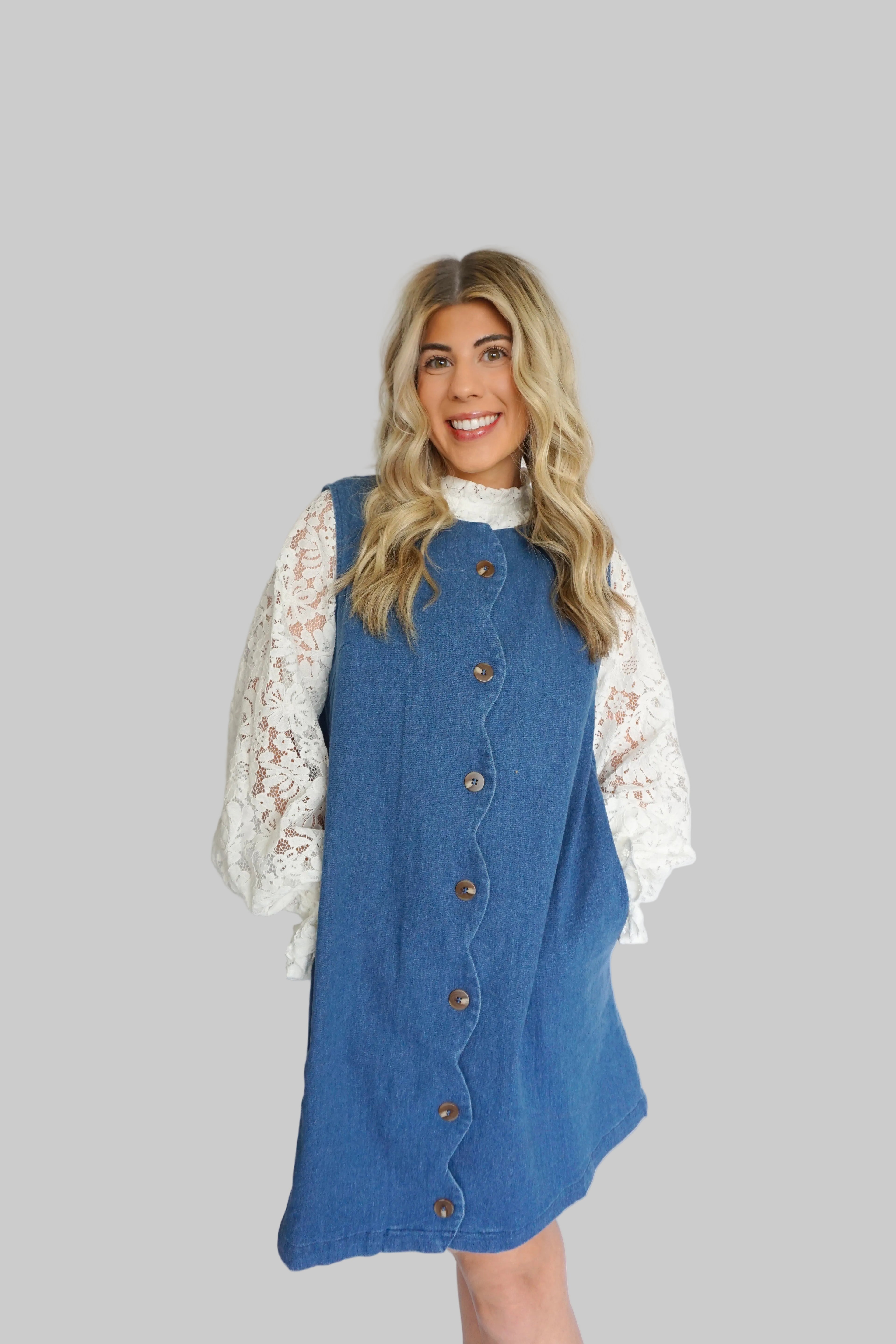 Scallop Sleigh Dress