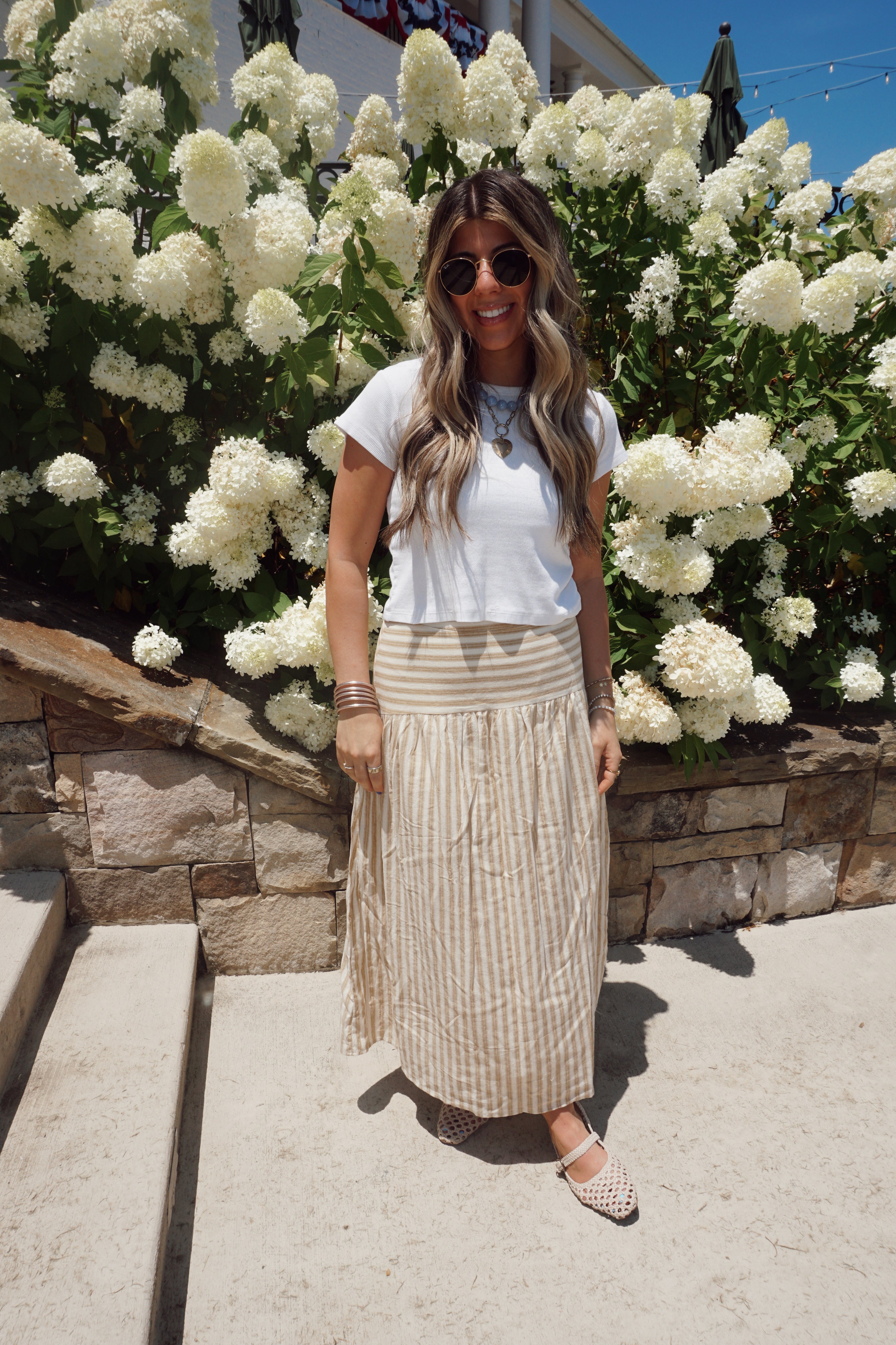 Mediterranean Midi Skirt