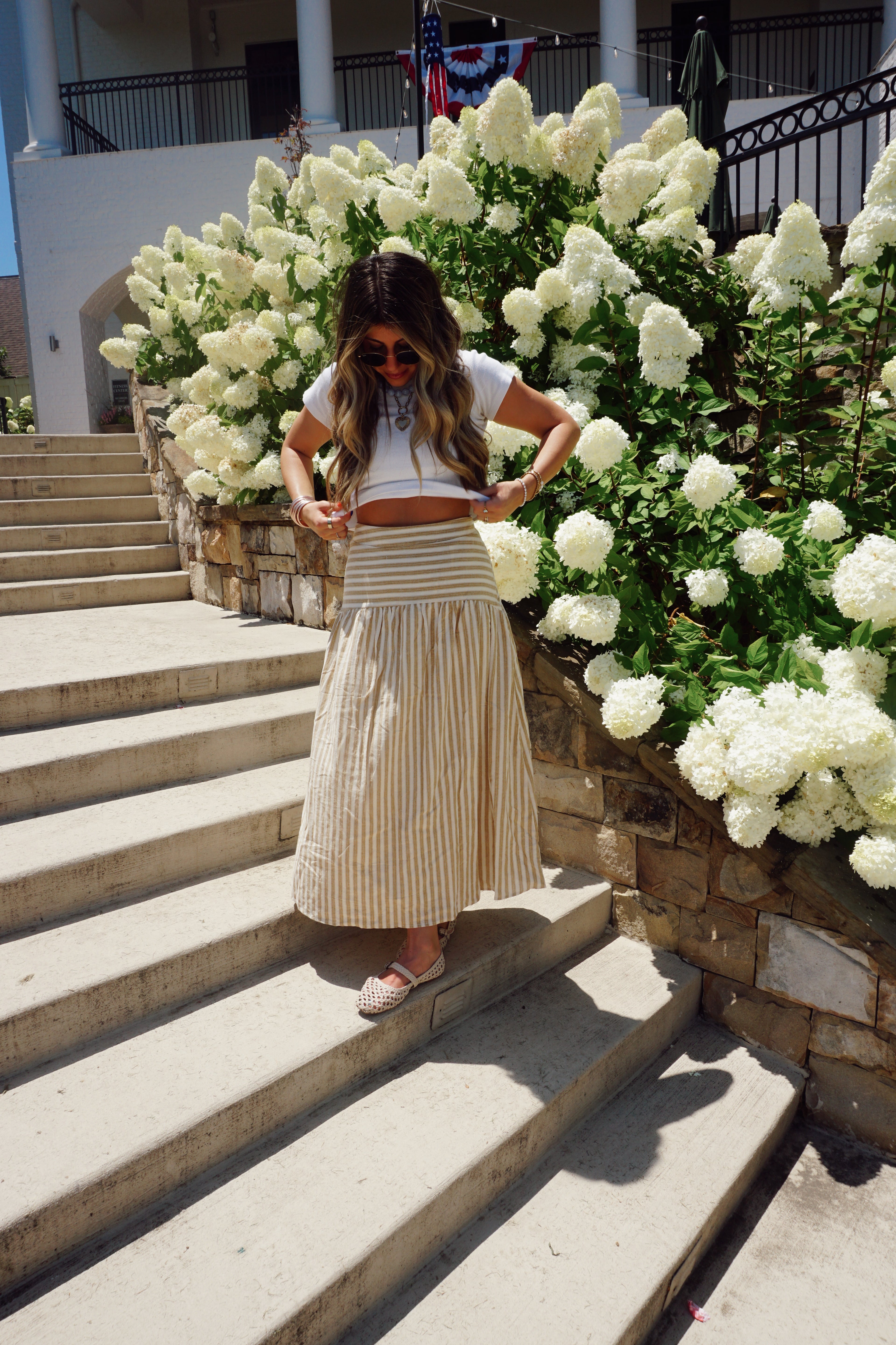 Mediterranean Midi Skirt