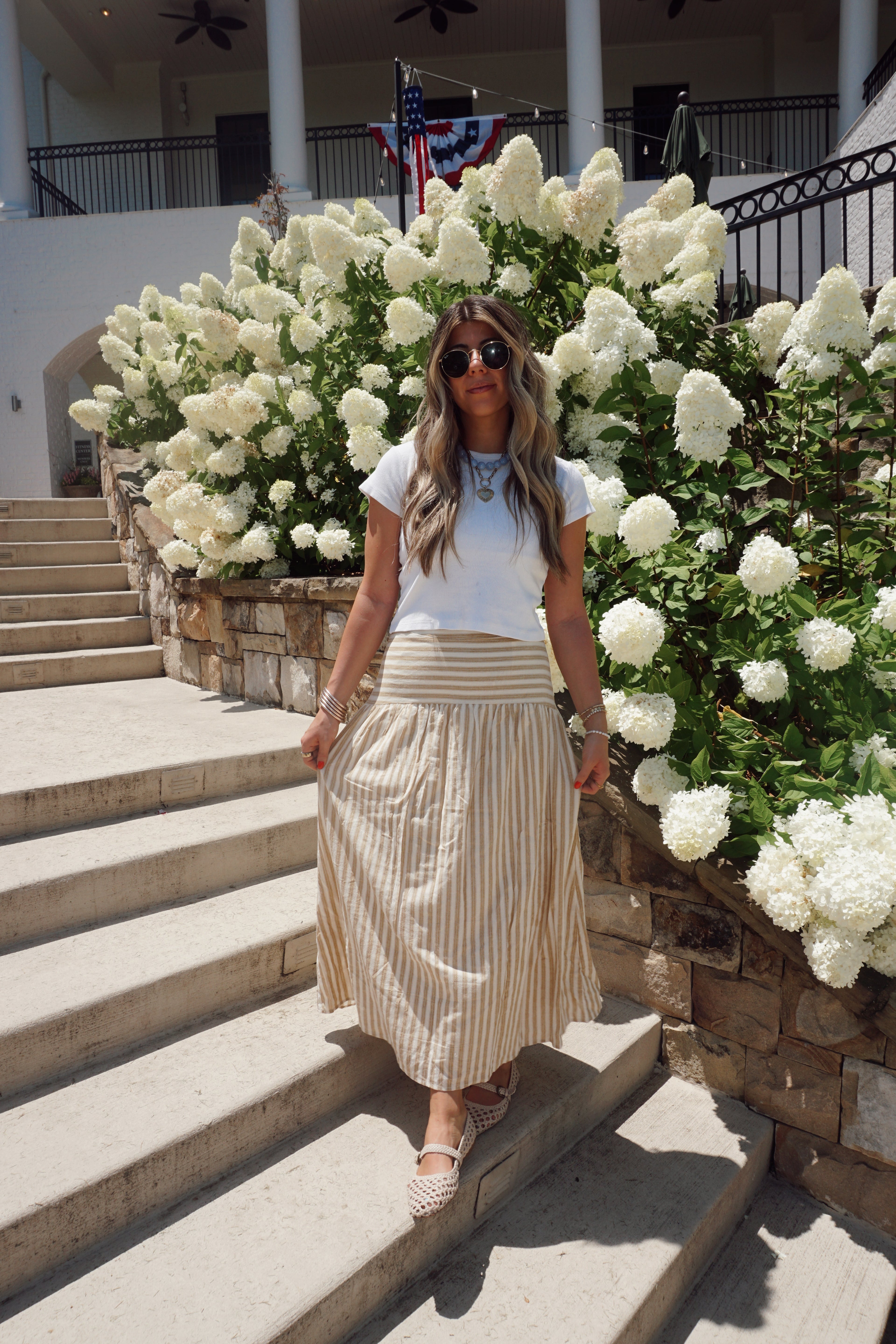Mediterranean Midi Skirt