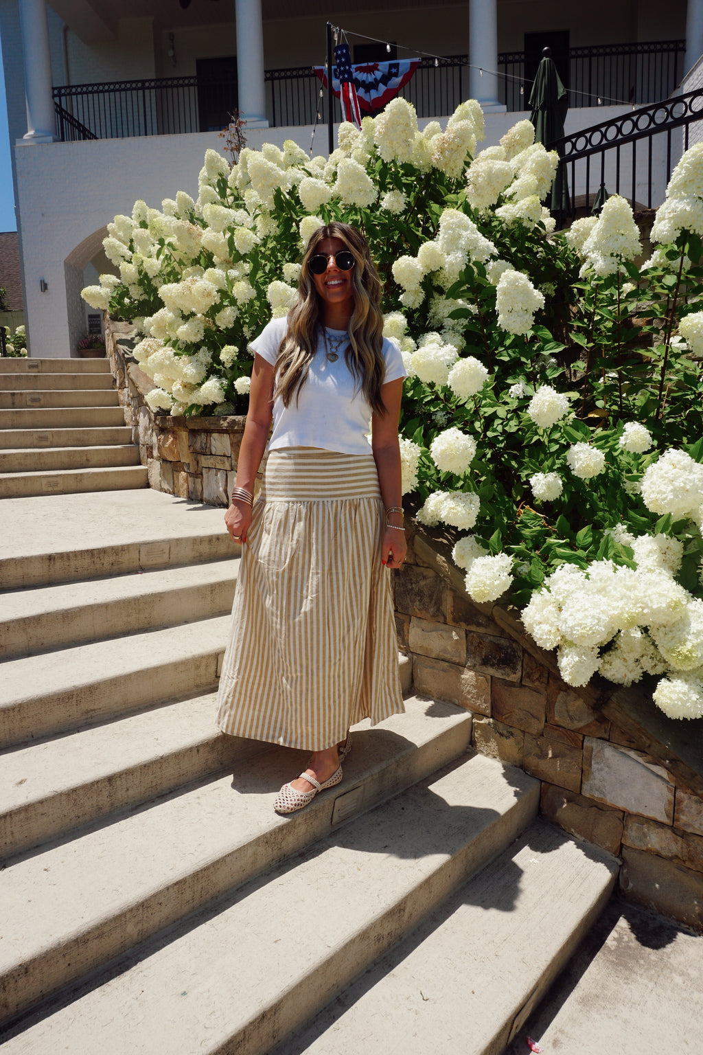 Mediterranean Midi Skirt