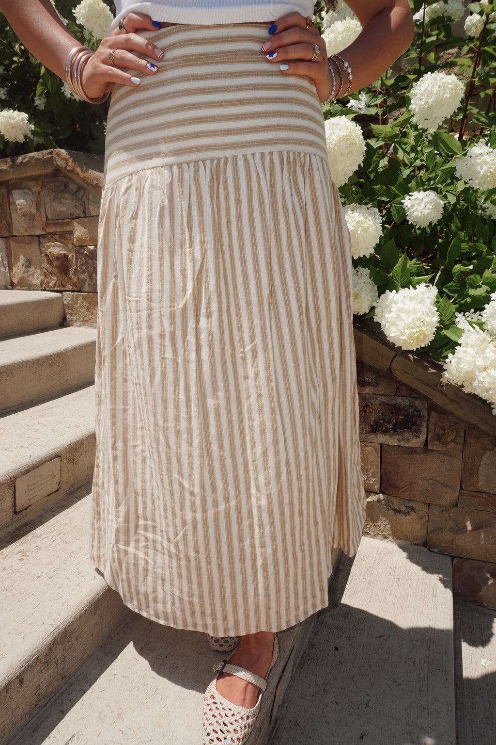 Mediterranean Midi Skirt