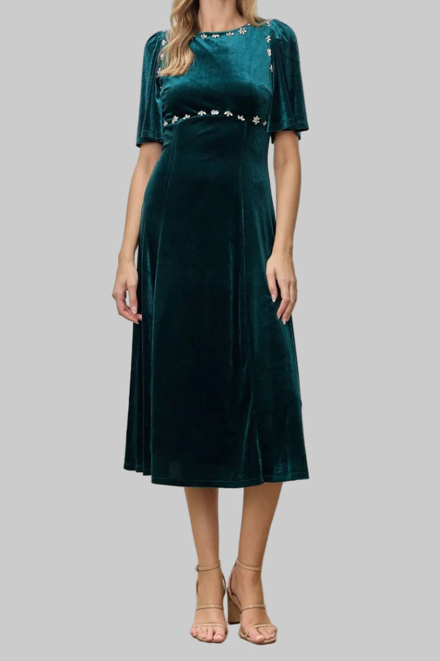Noelle Velvet Midi